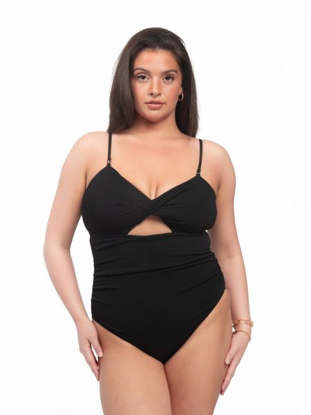 Women's Twist Front Cut Out Swimsuit - Serenitylovefashions LLC