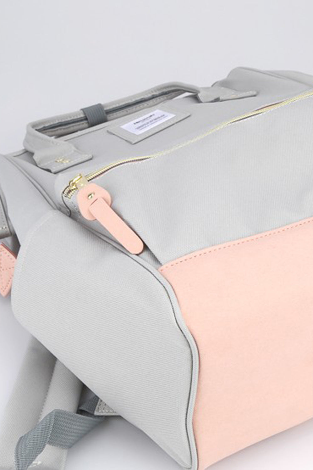 Himawari Contrast Waterproof Canvas Backpack Bag with Side Pockets - Serenitylovefashions LLC