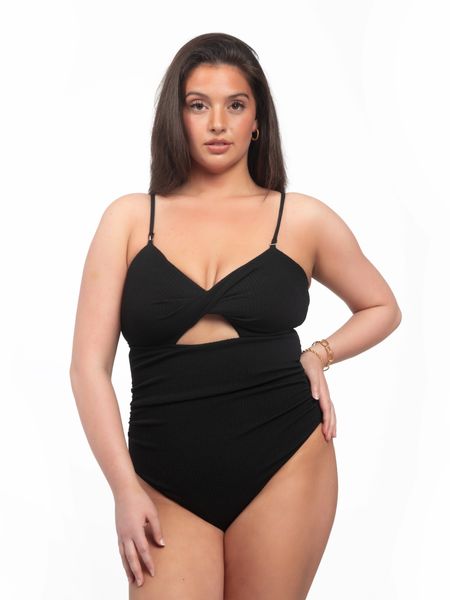 Women's Twist Front Cut Out Swimsuit - Serenitylovefashions LLC