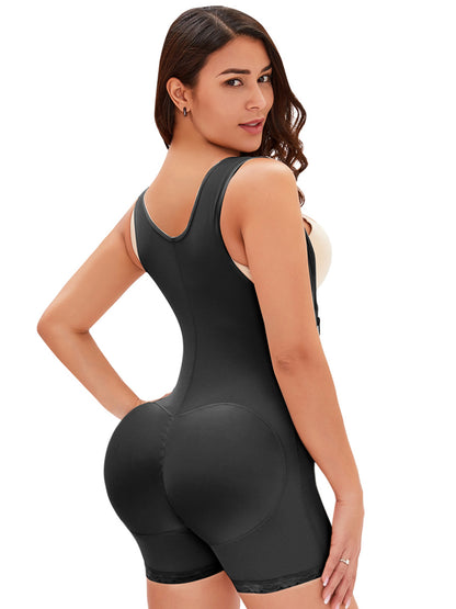 Full Size Side Zip Up Wide Strap Shapewear - Serenitylovefashions LLC
