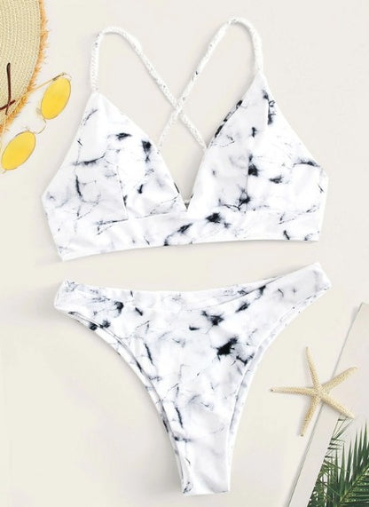 Marble Bikini Set - Serenitylovefashions LLC