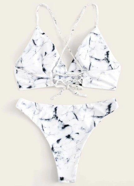 Marble Bikini Set - Serenitylovefashions LLC