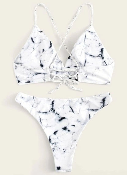 Marble Bikini Set - Serenitylovefashions LLC