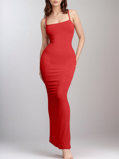 Basic Bae Built-In Shapewear Sleeveless Maxi Dress - Serenitylovefashions LLC