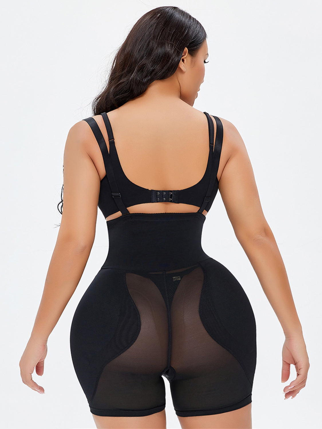 Full Size Hook-and-Eye Under-Bust Shaping Bodysuit - Serenitylovefashions LLC
