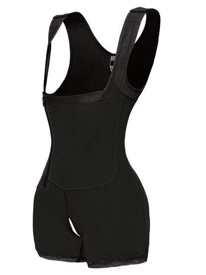 Full Size Side Zip Up Wide Strap Shapewear - Serenitylovefashions LLC