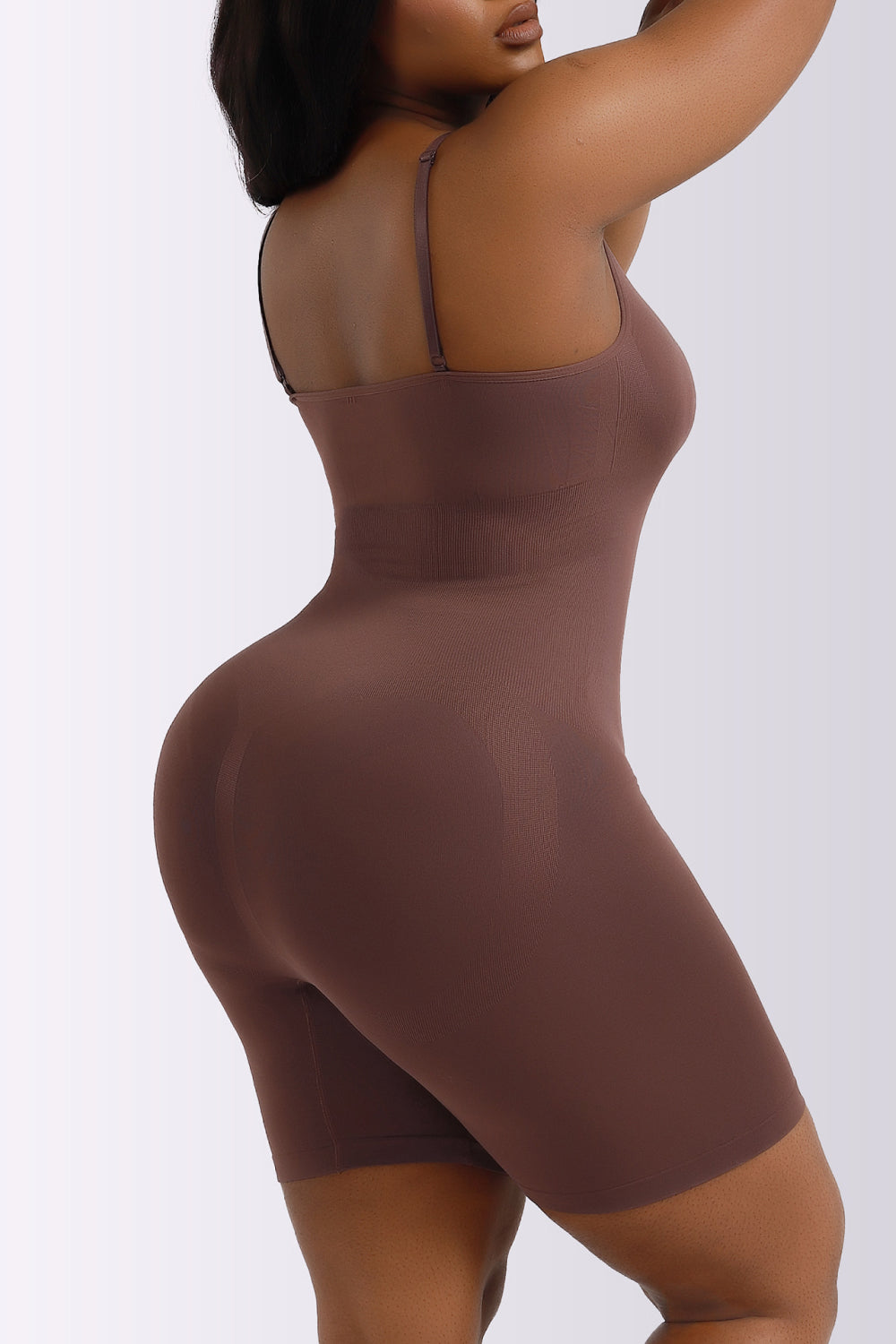 Full Size Spaghetti Strap Shaping Romper - Serenitylovefashions LLC