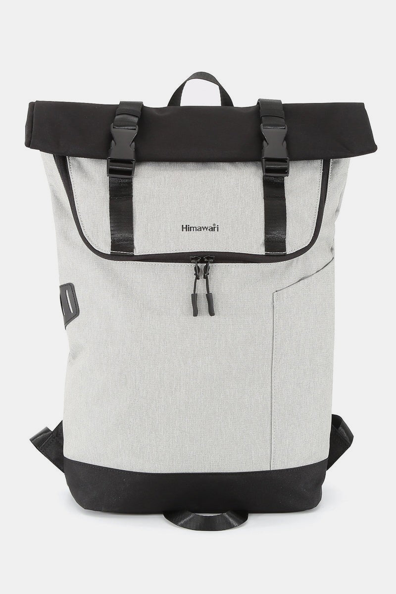 Himawari Contrast Waterproof Canvas Backpack Bag - Serenitylovefashions LLC