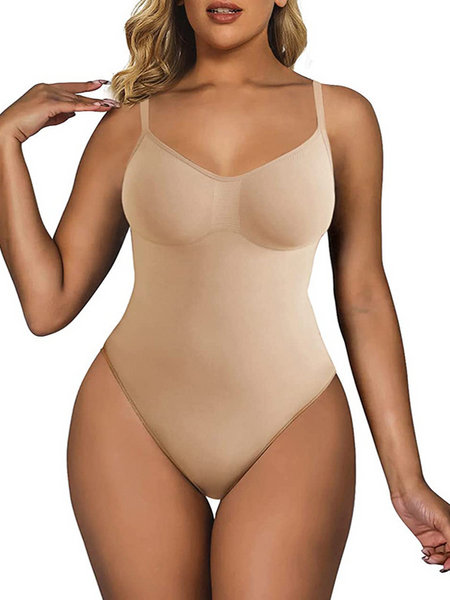 Seamless Shapewear Bodysuit with Tummy Control - Serenitylovefashions LLC