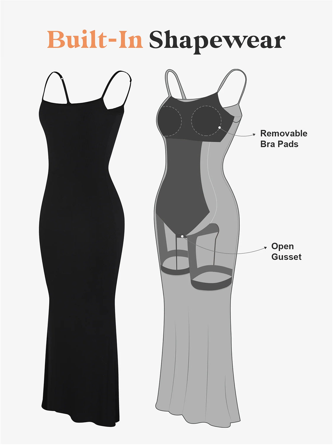 Basic Bae Built-In Shapewear Sleeveless Maxi Dress - Serenitylovefashions LLC