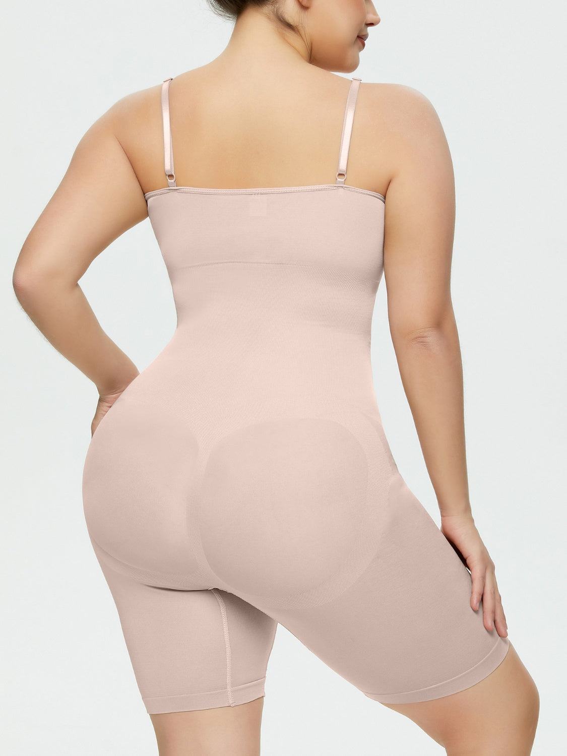 Full Size Spaghetti Strap Shaping Romper - Serenitylovefashions LLC