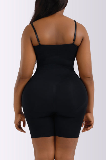 Full Size Spaghetti Strap Shaping Romper - Serenitylovefashions LLC
