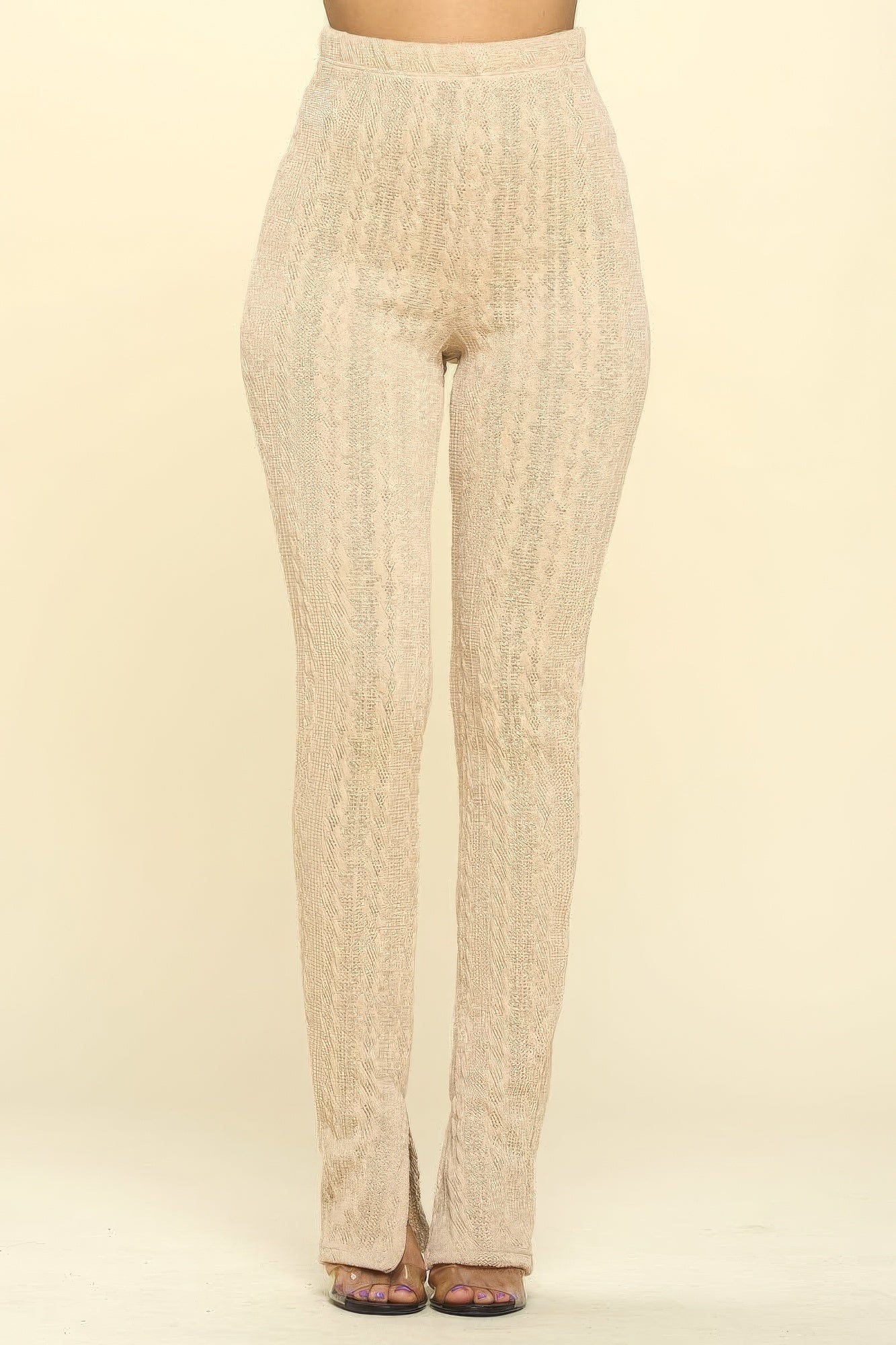 Knit High Rise Leggings - Serenitylovefashions LLC