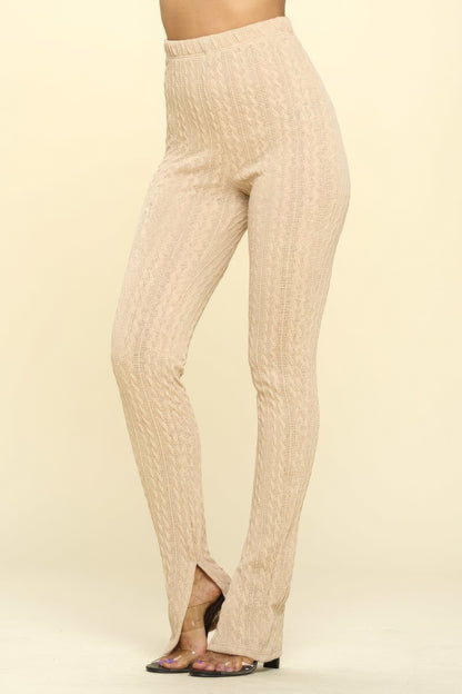 Knit High Rise Leggings - Serenitylovefashions LLC