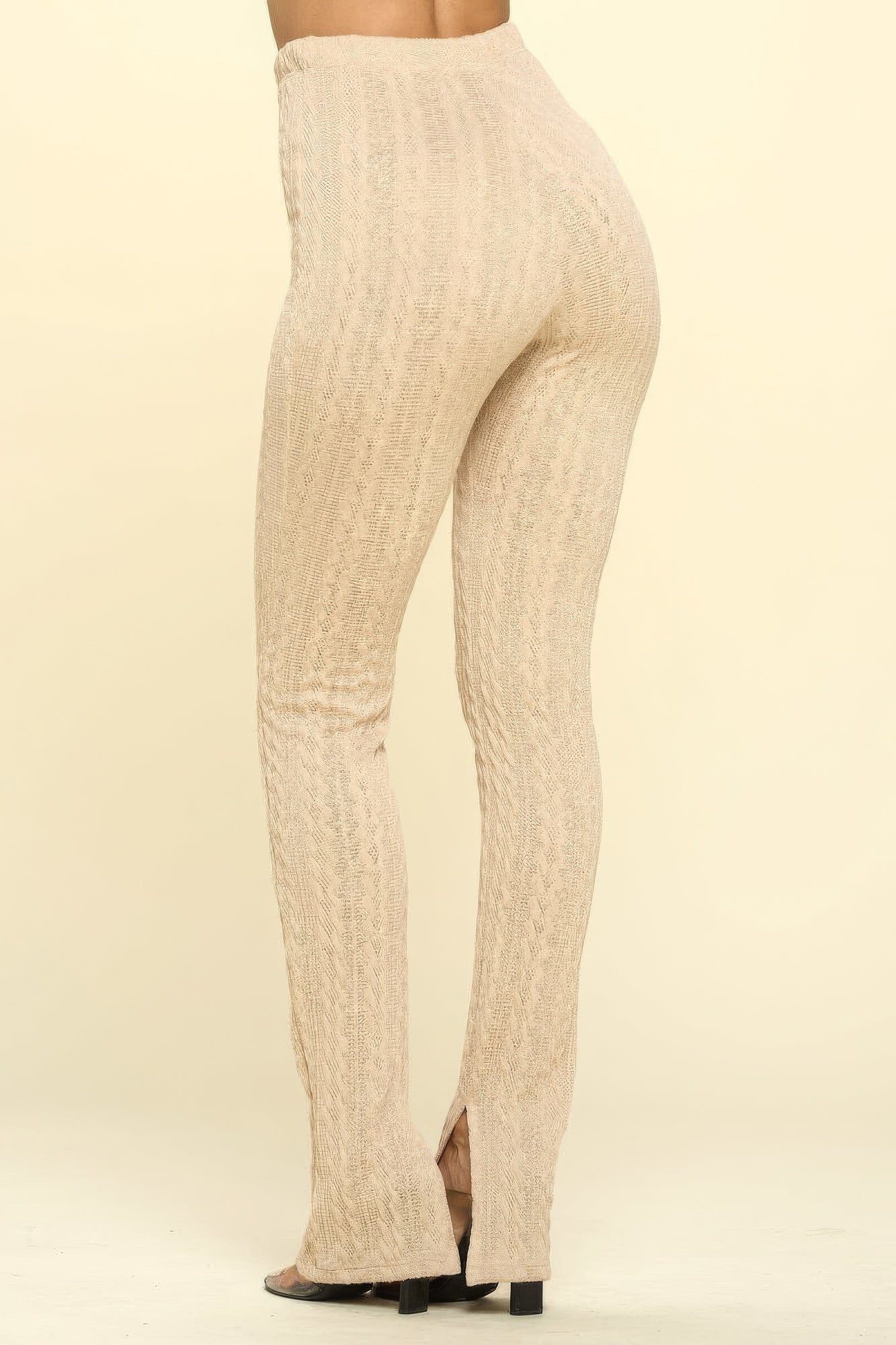 Knit High Rise Leggings - Serenitylovefashions LLC