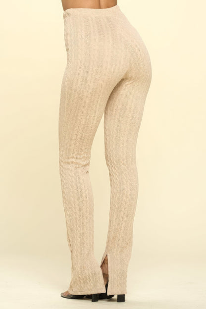 Knit High Rise Leggings - Serenitylovefashions LLC