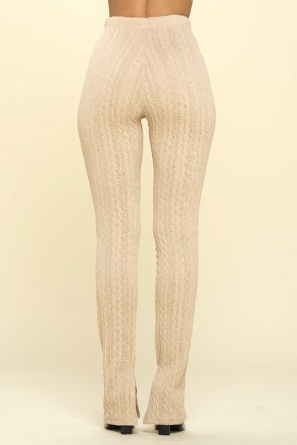 Knit High Rise Leggings - Serenitylovefashions LLC