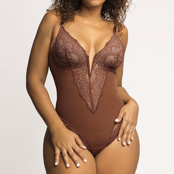 Women's Sexy Lace Bodysuit Tummy Control & Butt Lifter Body Shaper - Serenitylovefashions LLC