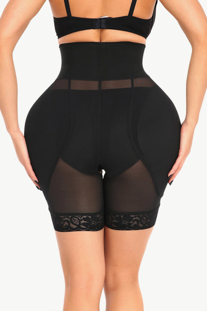 Full Size Breathable Lace Trim Shaping Shorts - Serenitylovefashions LLC